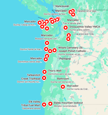 lugares dormir camper estados unidos